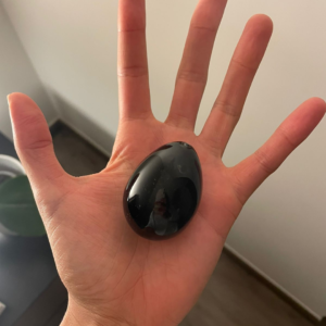 Huevo Yoni De Obsidiana